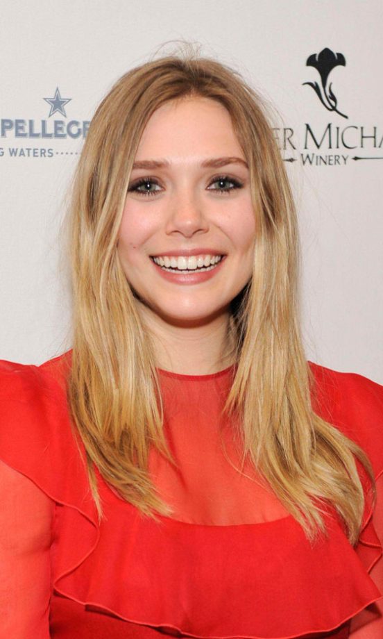 Elizabeth Olsen Does Straight, Yet Ruffled Hair, We Love That Imperfection, 2012