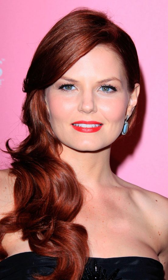 Jennifer Morrison Shines With Her Waterfall Of Red Hair, So Silky And Shiny! 2012