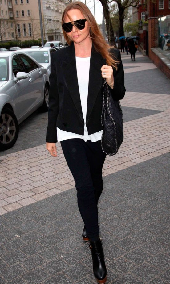 Stella McCartney Rocked Her Standy Black Tuxedo Outfit, 2012