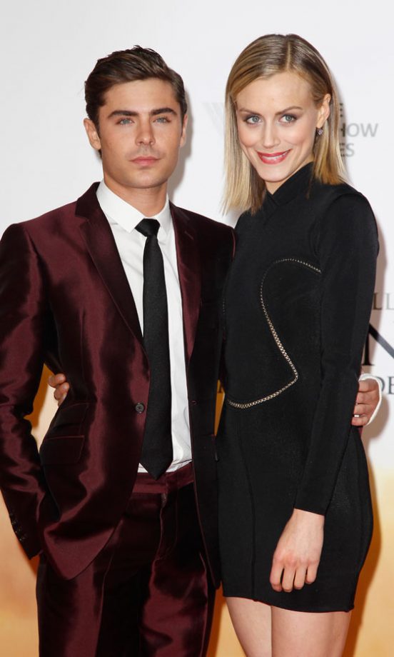 Zac Efron and Taylor Schilling Made The Perfect Twosome In Their Sleek Dark Colours, 2012