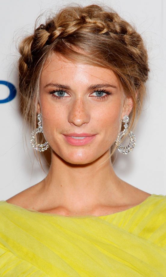 Julie Henderson Mastered The Fringe Braid, We Love The Grecian Goddess Feel! 2012