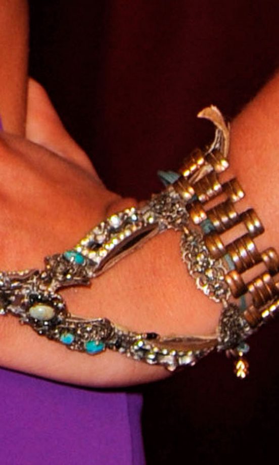 Brooke Vincent Rocked A Super Cute Tribal Hand Chain, 2012