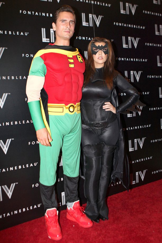 Kourtney Kardashian And Scott Disick Attend A Halloween Party In Florida, 2012