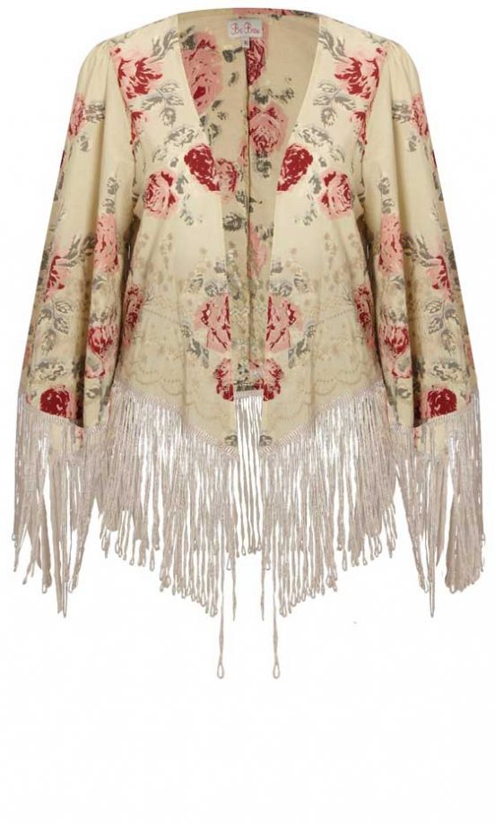 Matalan Fringe Embroidered Kimono, £22