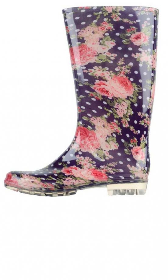 George At ASDA Spot Floral Wellington Boots, £13