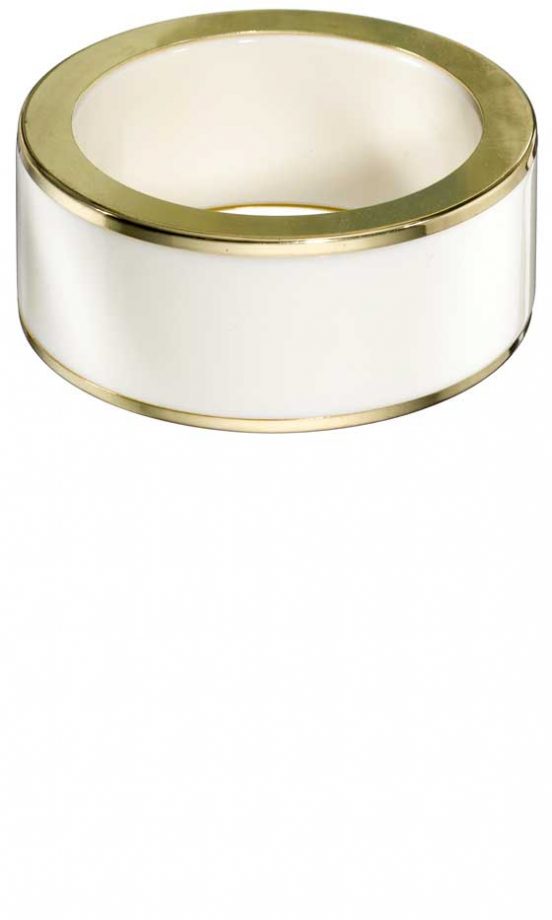 Oasis White And Gold Bangle