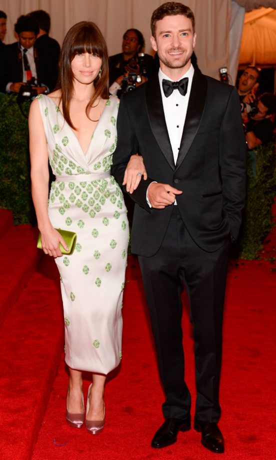 Justin Timberlake And Jessica Alba Rocked The Red Carpet Topgether At The Met Ball 2012