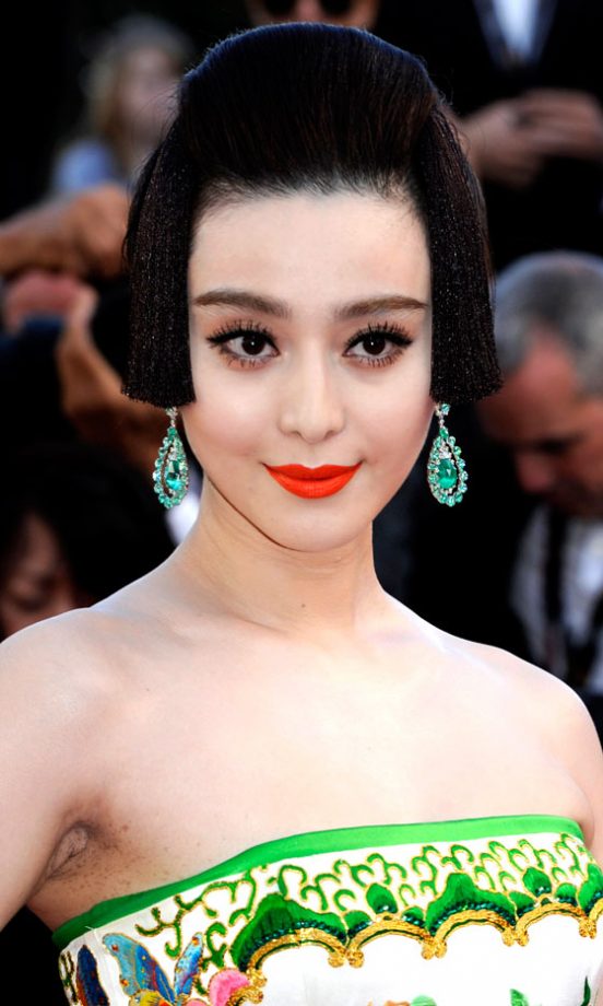 Fan Bingbing Showed Off Incredible Jewel Earrings At The 65th Cannes Film Festival, 2012
