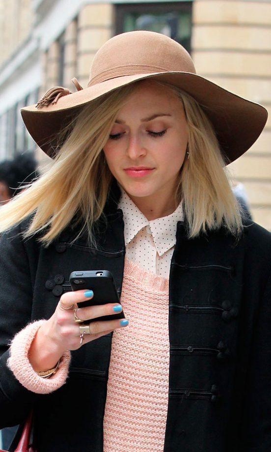 Fearne Cotton Accessorized With A Floppy Hat, 2012