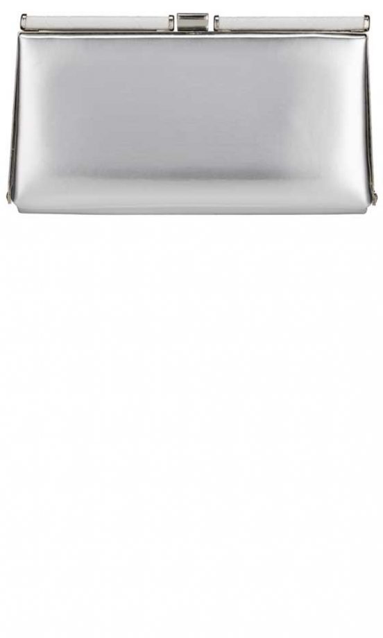 Oasis Mirror Metallic Clutch Bag, £25