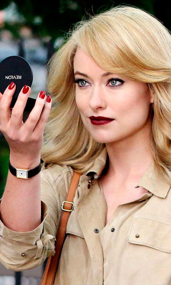 Olivia Wilde Flaunted A Sophisticated Look For A Revlon Advert, 2012