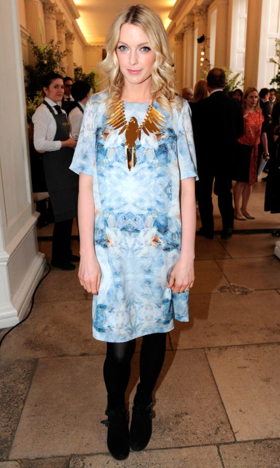 Lauren Laverne Chose A Graphic Print Dress, 2012