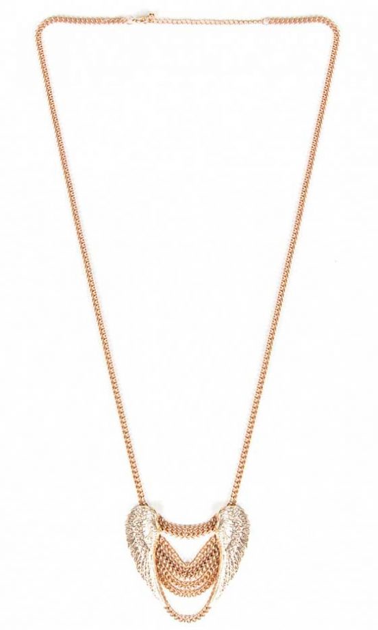 Missguided Angel Wings Necklace, £7.99