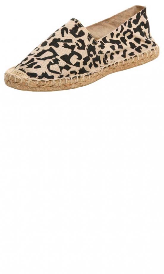 Office Leopard Canvas Espadrilles, £10