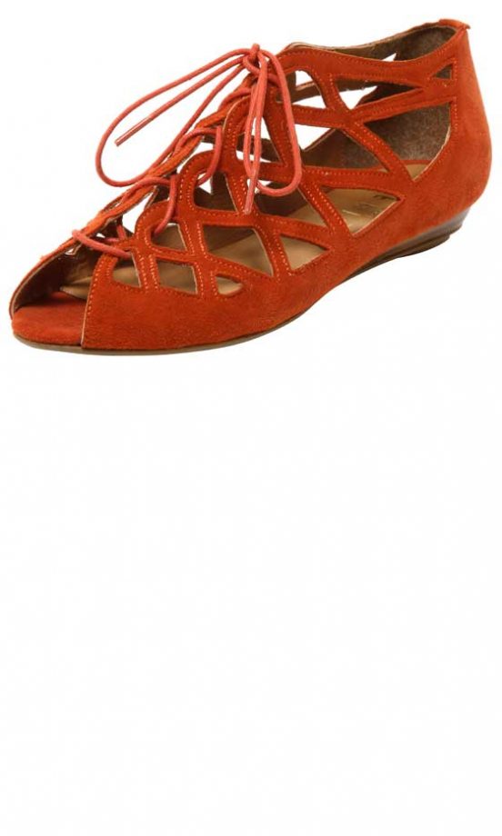 Office Arabian Nights Rust Sandals, £45