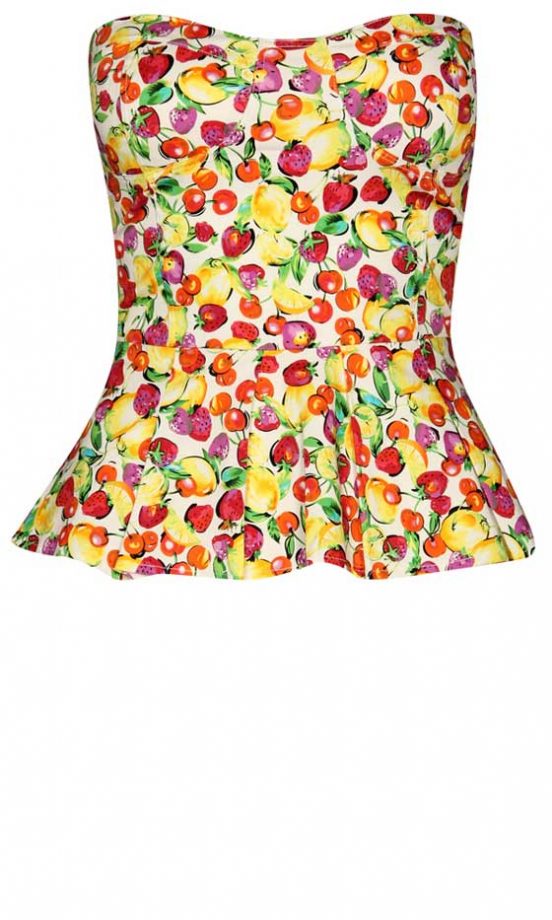 Boohoo Peplum Corset, £15