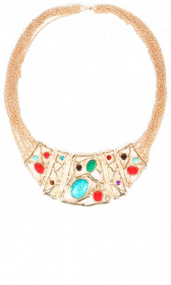 Missguided Embellished Statement Necklace, £8.99