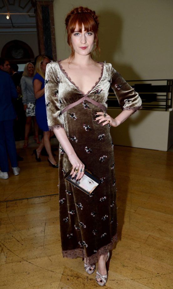Florence Welch In Louis Vuitton At The Royal Academy Summer Exhibition In London, 2013