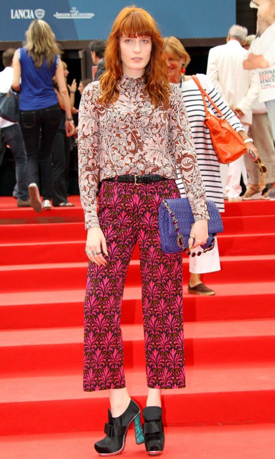 Florence Welch In Miu Miu At The 'Women's Tales' Film Premiere During The Venice Film Festival In Italy, 2012
