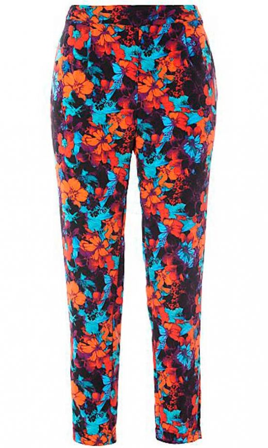 George At ASDA Tropical Print Trousers, £14