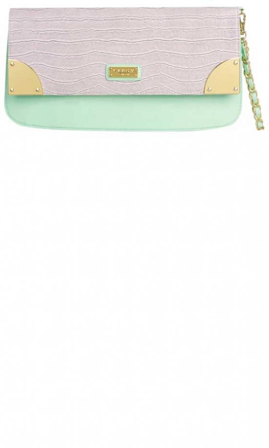Lipsy Textured Colour Block Clutch, £35
