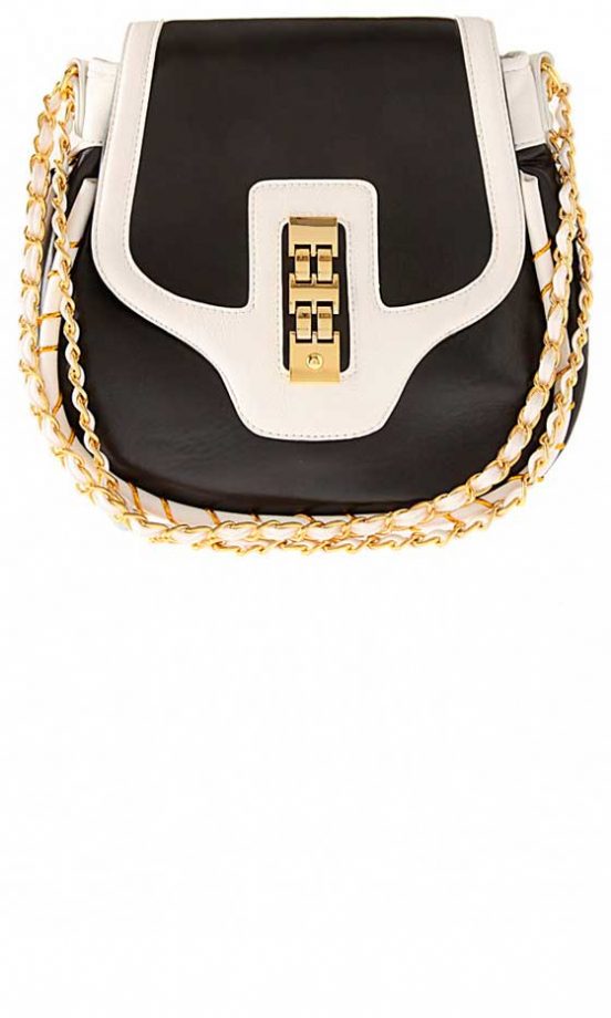 Missguided Chain Strap Metal Front Shoulder Bag, £26.99