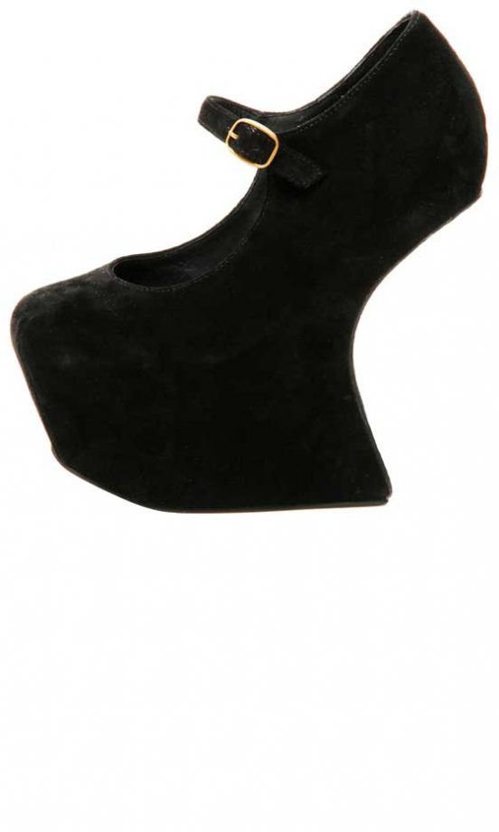 Office Suede Platform Shoes
