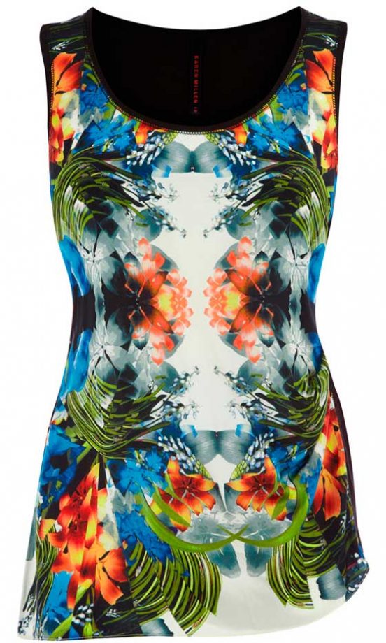 Karen Millen Floral Print Vest, £75