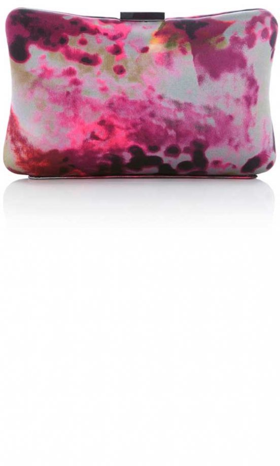 Karen Millen Modern Smudge Print Clutch, £85