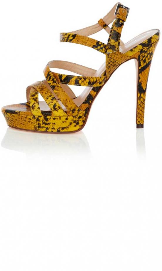 Karen Millen Strappy Snake Print Sandle, £155