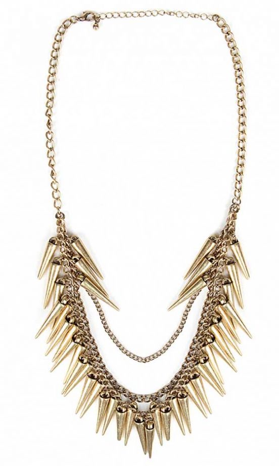 Missguided Chain And Spike Necklace, £9.99