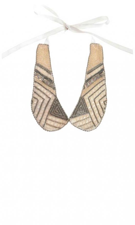 Miss Selfridge Beaded Collar, £18