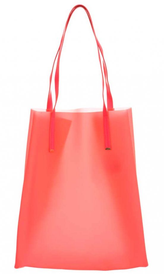 Miss Selfridge Neon Pink Tote Bag, £26
