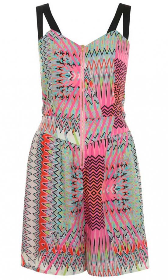 Miss Selfridge Printed Playsuit, £39