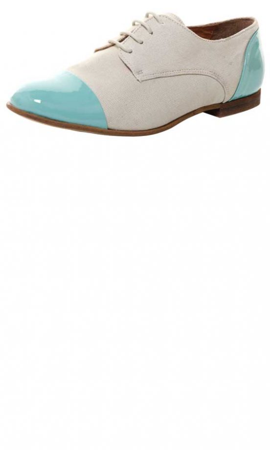 Office Toe Cap Mint Shoes, £55