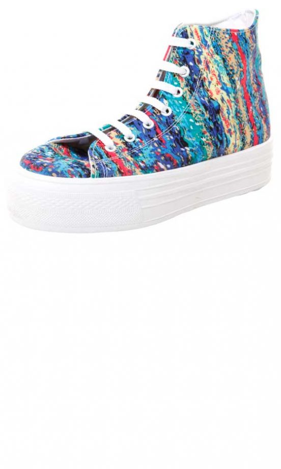 Office 90s Multi Canvas High Tops, £32