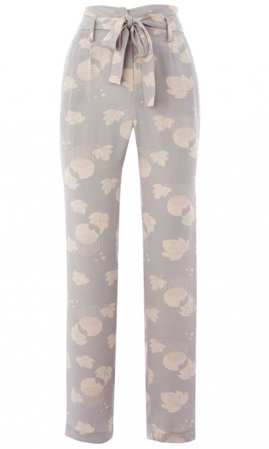 Oasis Cloud Print Trousers