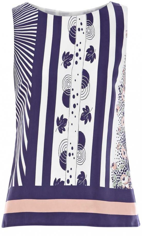 Oasis Silk Scarf Shell Top, £50