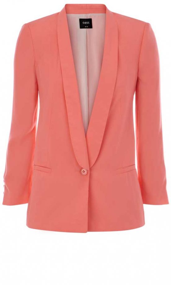 Oasis Slim Line Soft Jacket, £70