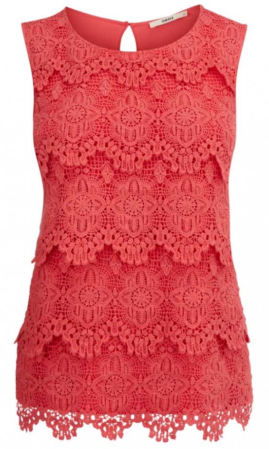Oasis Lace Top, £45