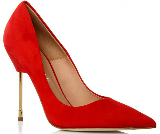 We love high street fashion shoe shop Kurt Geiger's red stilettos