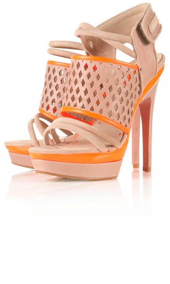 Topshop Laser Detail Wedges, £85