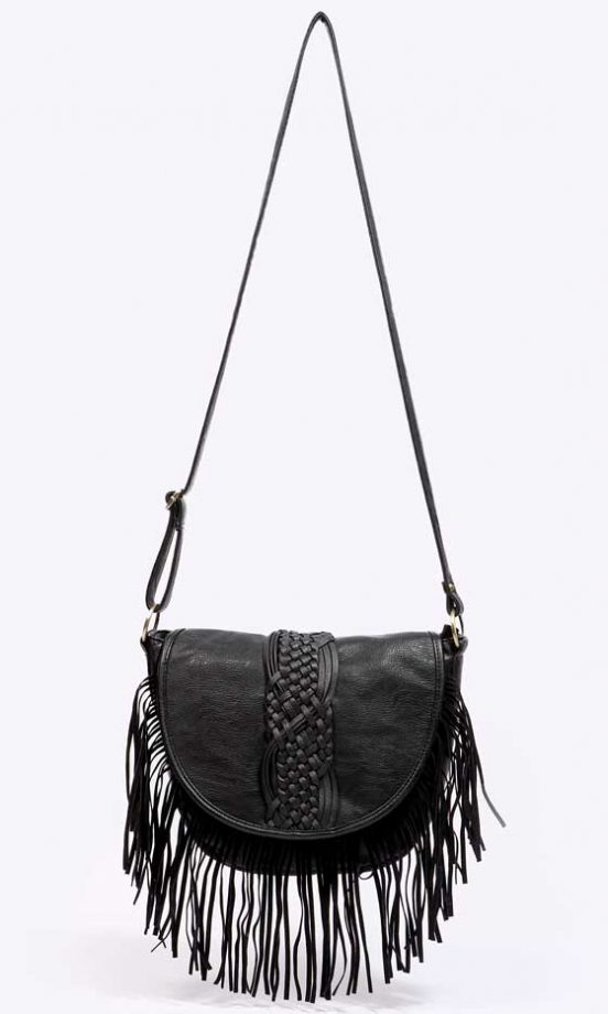 Urban Outfitters Fringe Half Moon Bag, £48