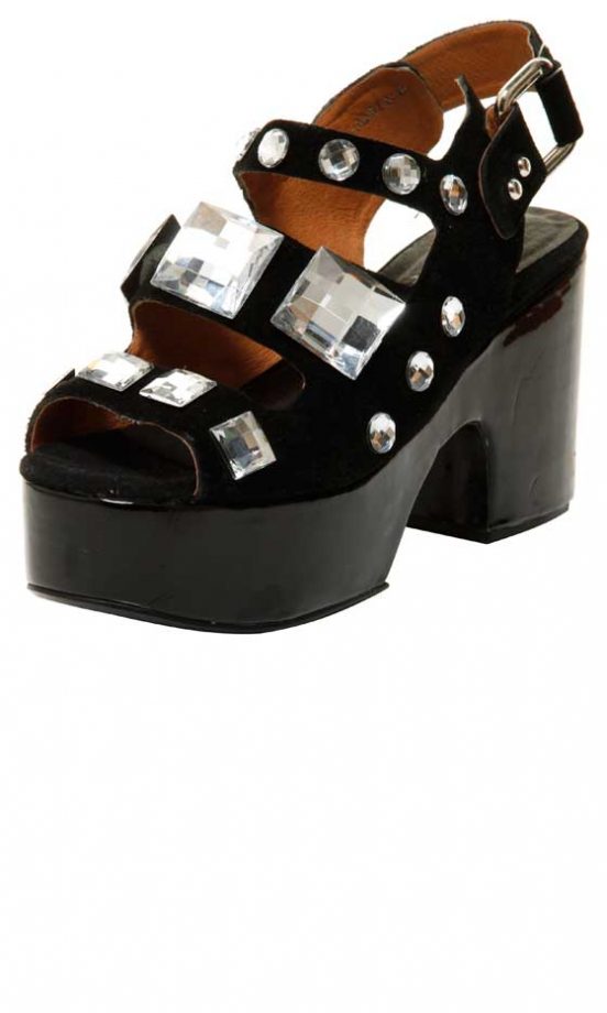 Office Embelllished Chunky Sandals