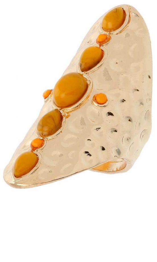 Wallis Mustard Stone Ring, £8