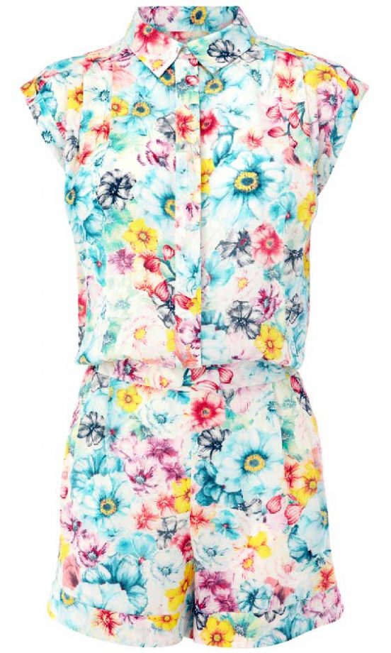 Warehouse Floral Playsuit, £40