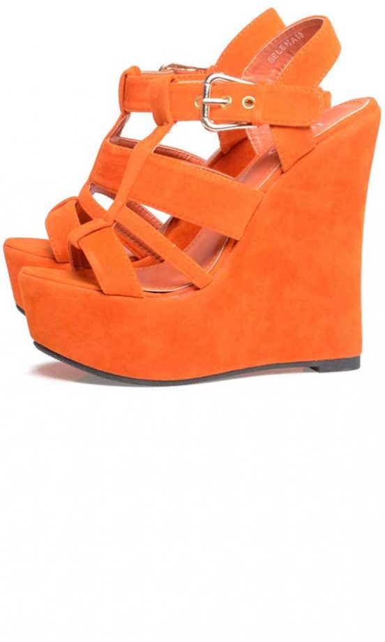 AX Paris Strap Buckle Wedge, £38.99