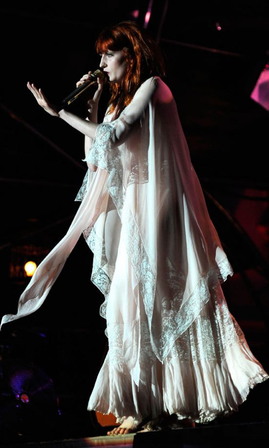Florence Welch Performed On Stage With Florence And The Machine At Somerset House, 2010
