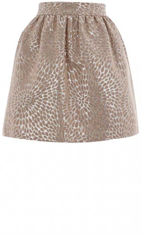 Oasis Cut-Out Patterned Skirt