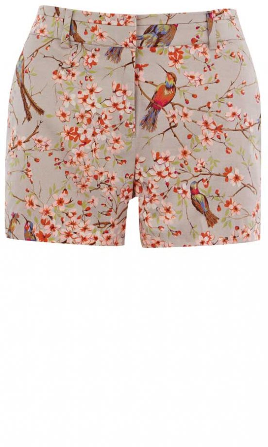 Oasis Bird Print Shorts, £40
